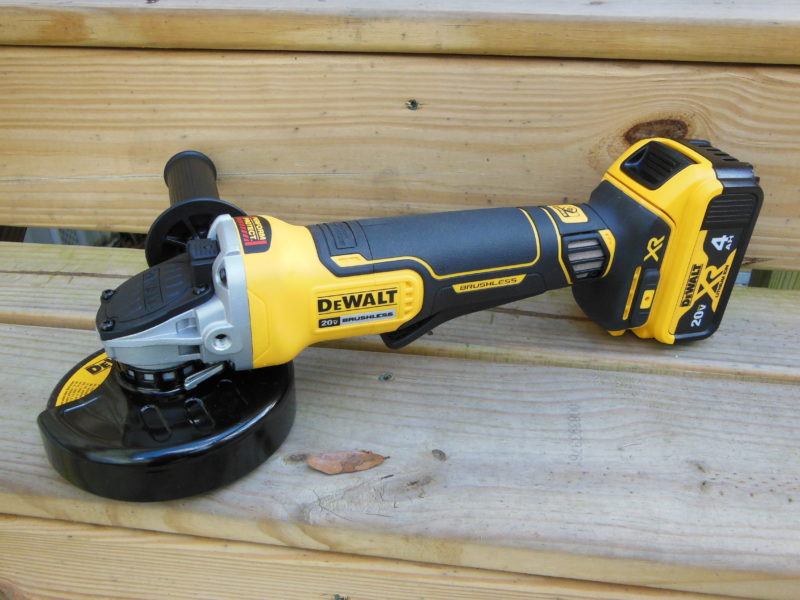 DeWALT DCG413 20V MAX Brushless Angle Grinder With Kickback Brake