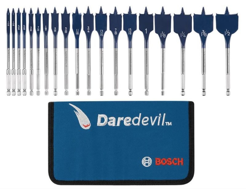 19-pc. Bosch Daredevil spade bit set