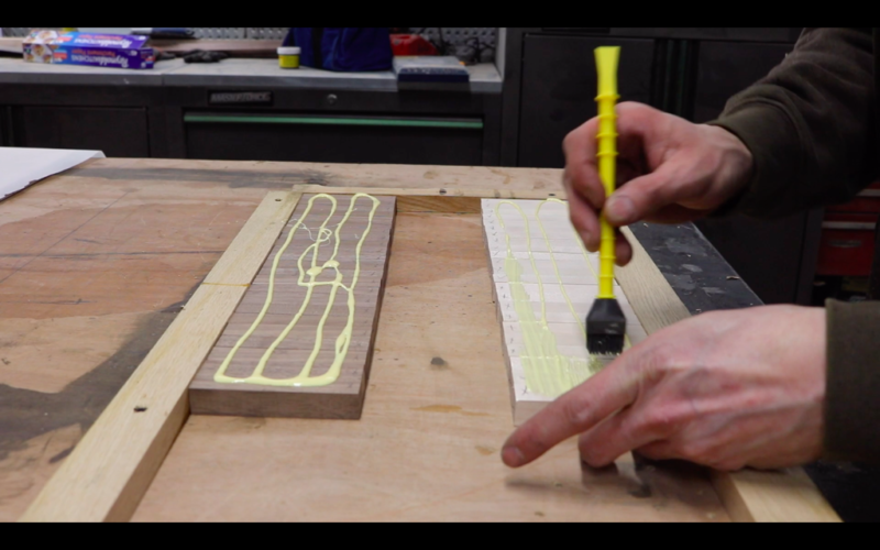 cutting board glue up