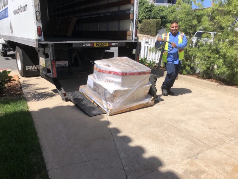 spanish tiles offloading