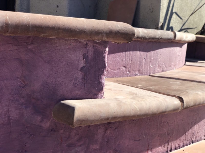 curved stair tiles