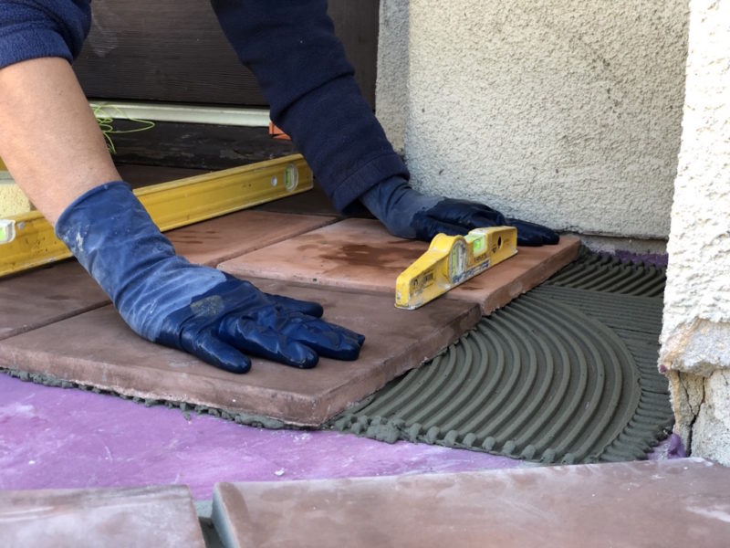 tile setting