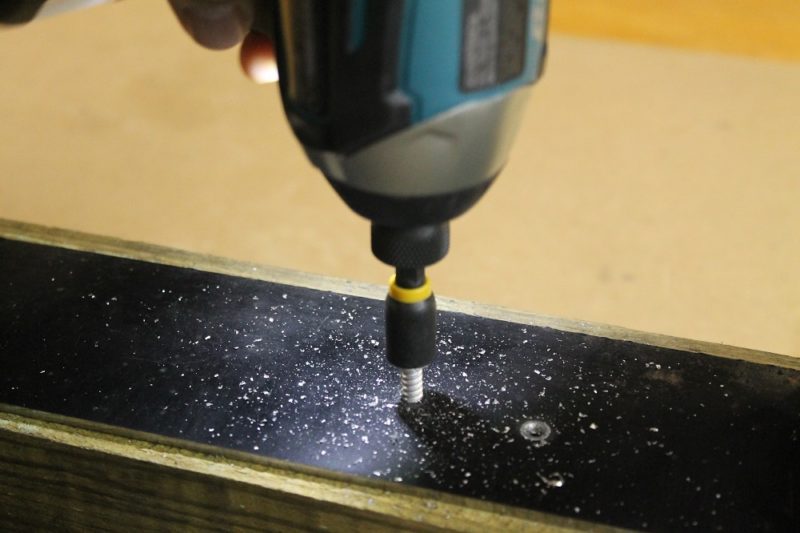 Fastening steel to wood