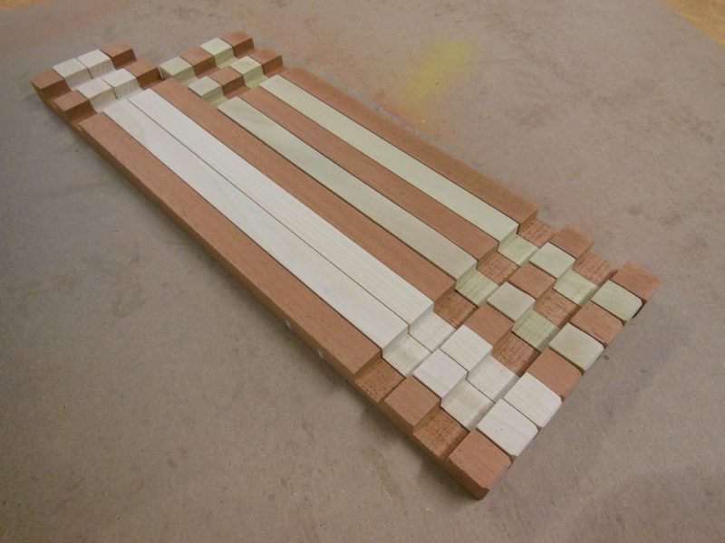 All parts are cut.