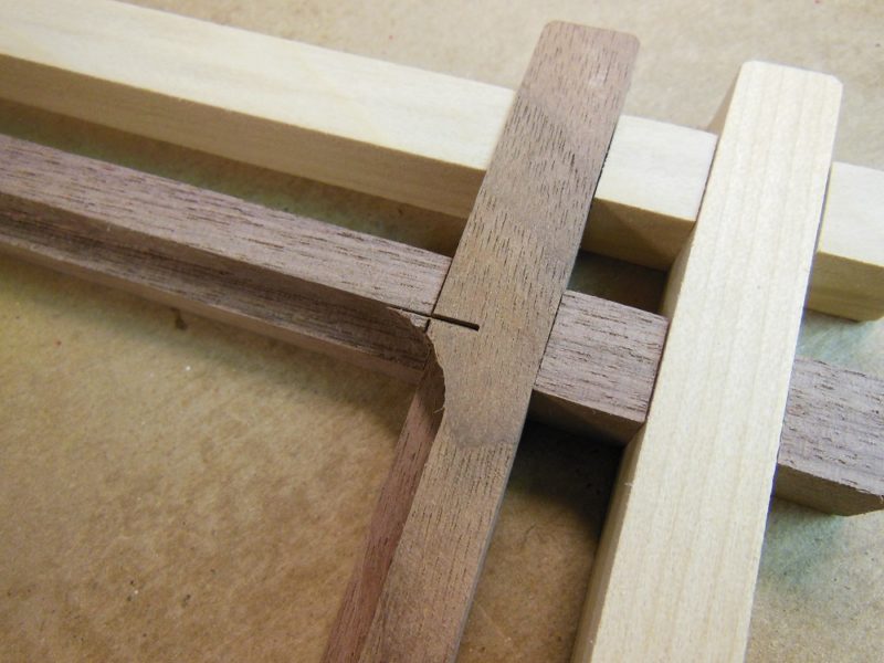 Squaring the corners.