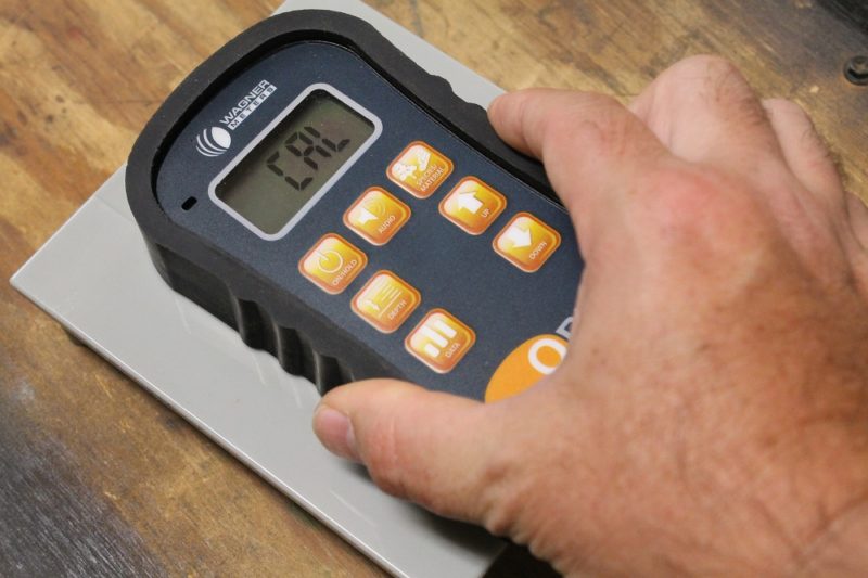 Calibrating the Orion 950 moisture meter