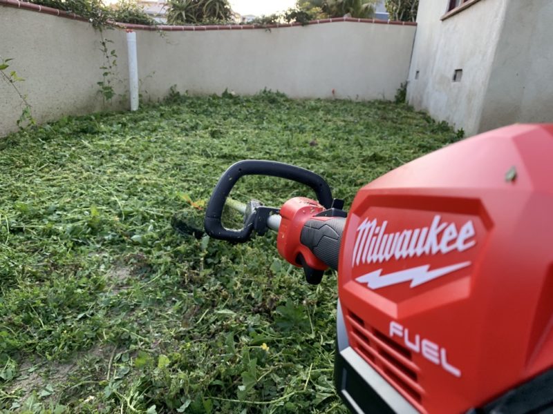 milwaukee quik-lok string trimmer done