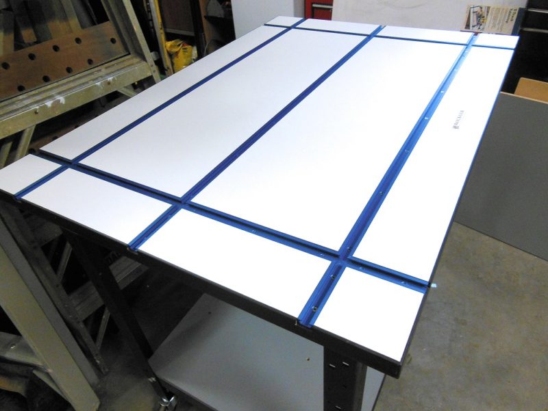 Rockler T-track table top