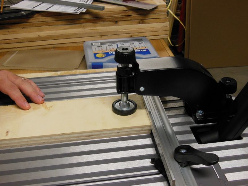 Kreg Foreman self-tightening clamp.