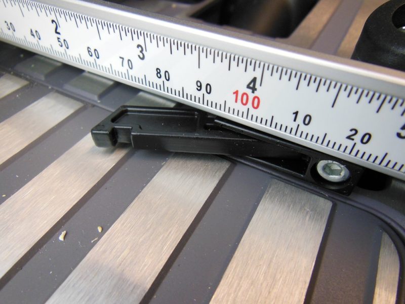 Foreman workpiece stops.