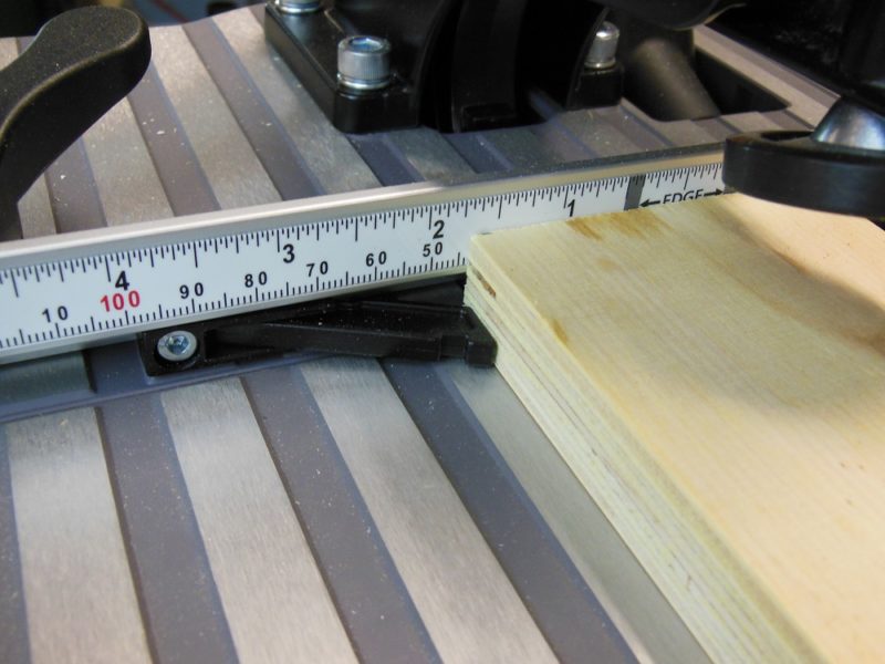 Foreman workpiece stop.