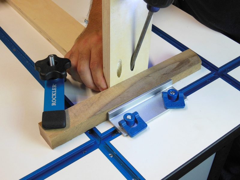Rockler T-track table top