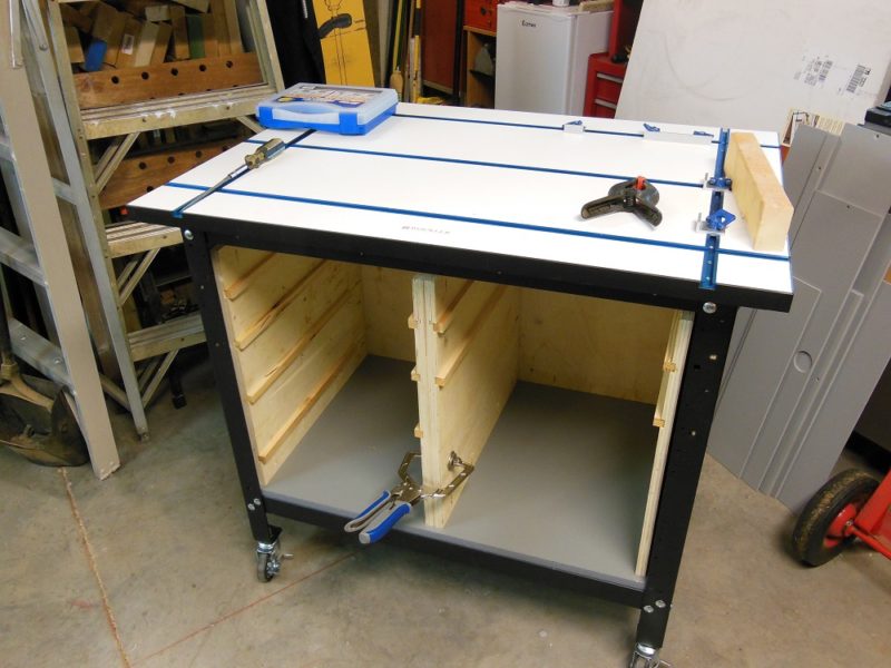 Shop storage drawer cabinet
