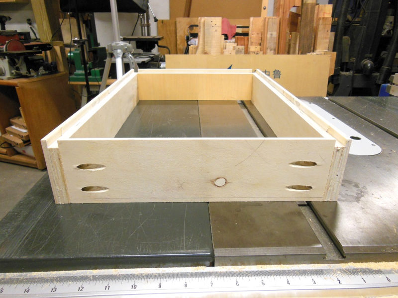 Drawer frame.