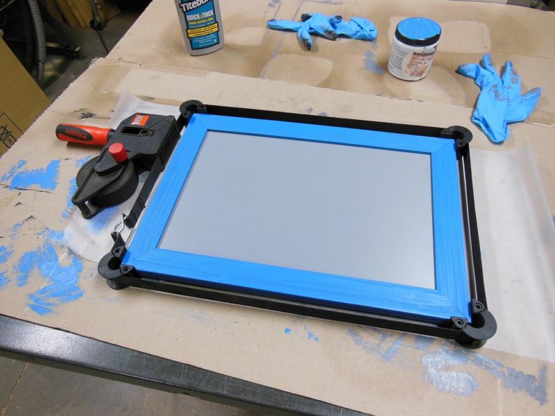 Frame glue-up.