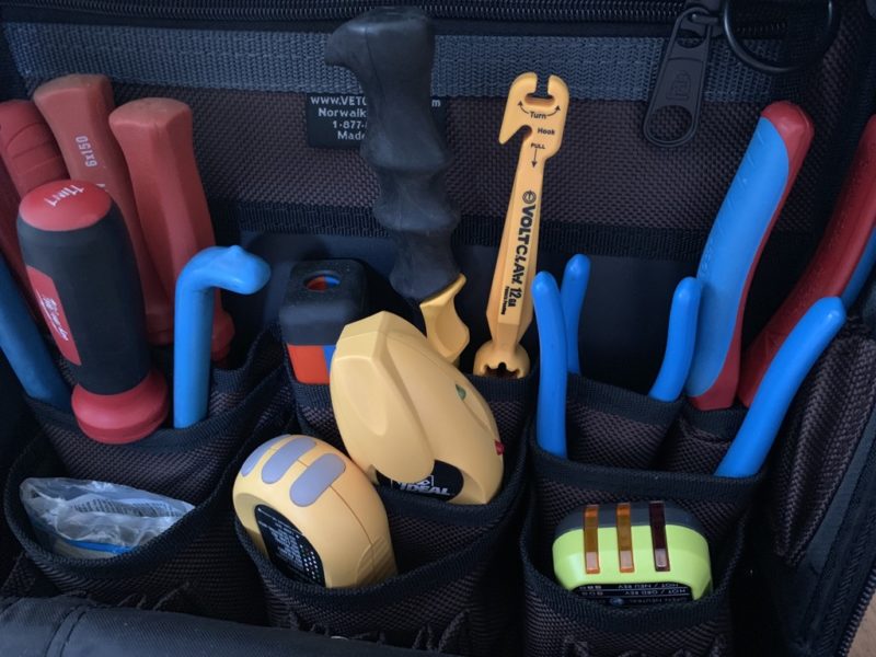 volt claw electricians bag