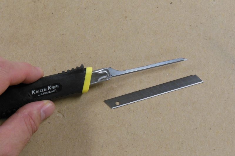 Thin kaizen blades.