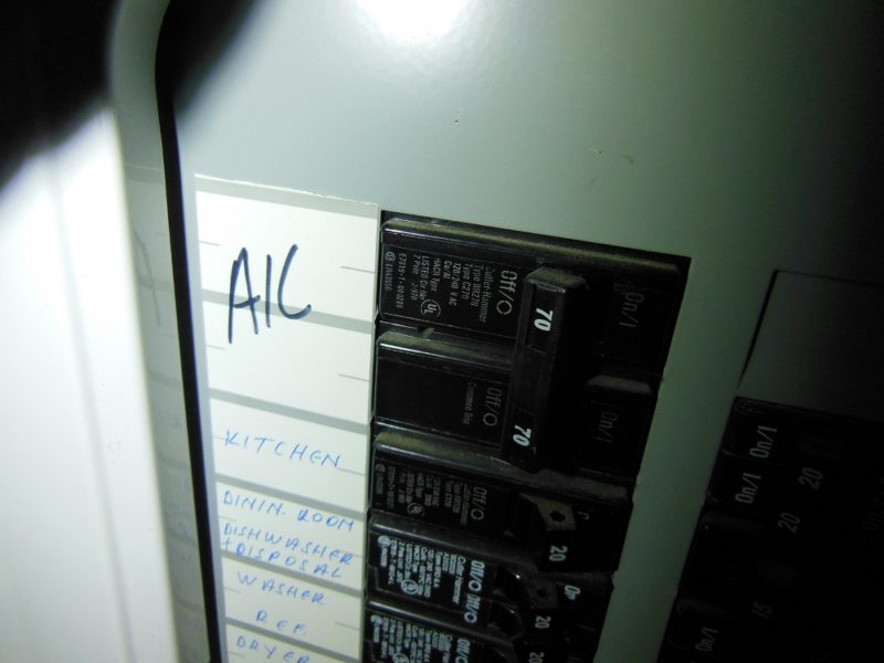 Kill main power to the air conditioner.