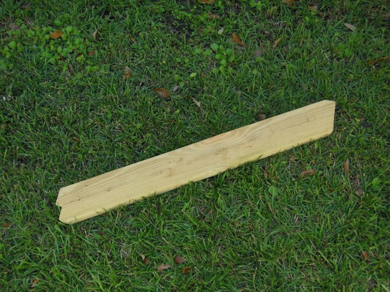Overview of finished leg brace.