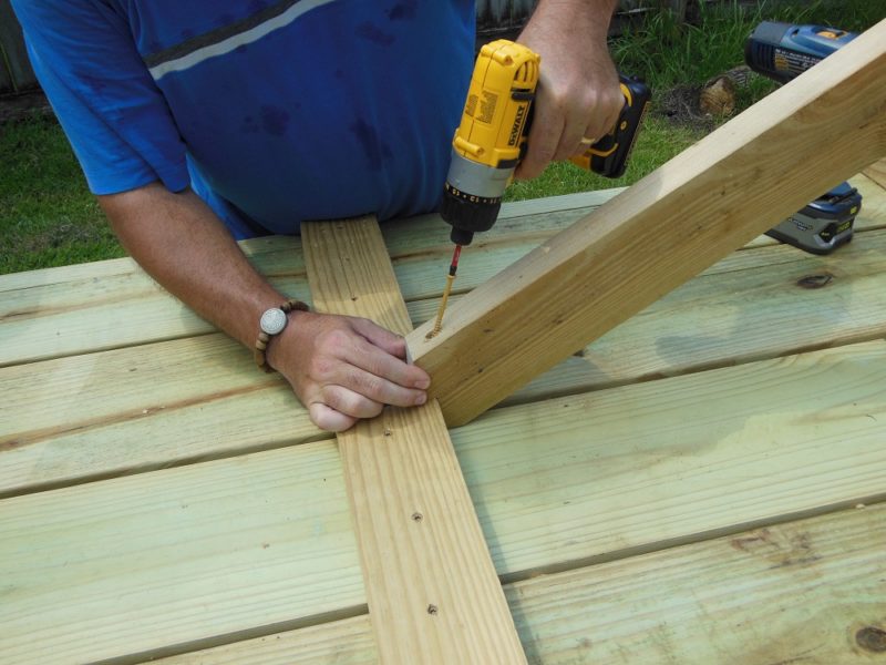 Attaching brace.