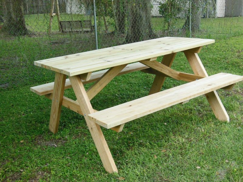 DIY picnic table project