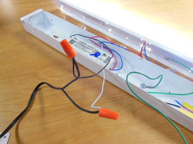 Test the fixture before going any further.