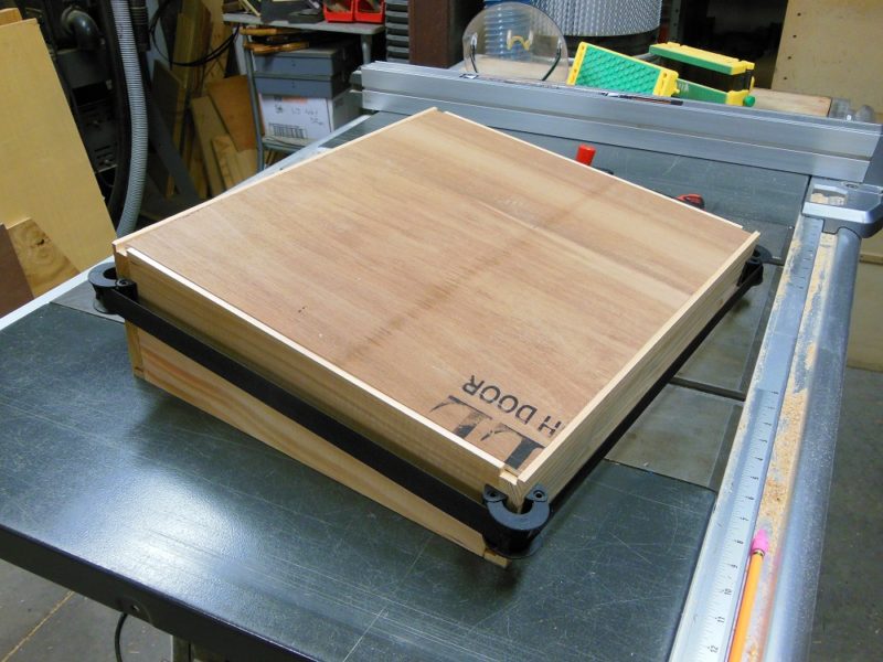 Cut a bottom panel to fit.