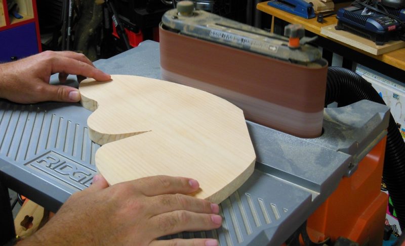 Edge sanding