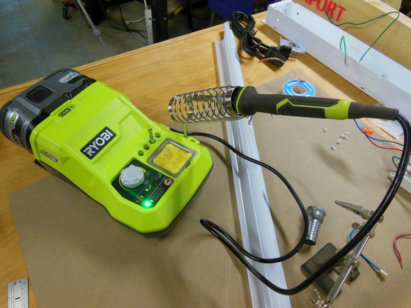 Ryobi 18V soldering station.