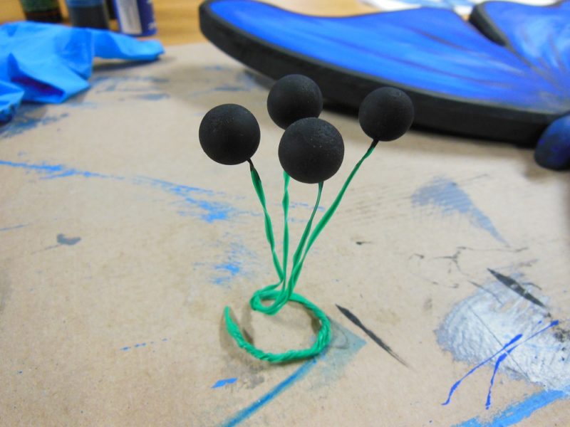Not moth balls, butterfly balls.