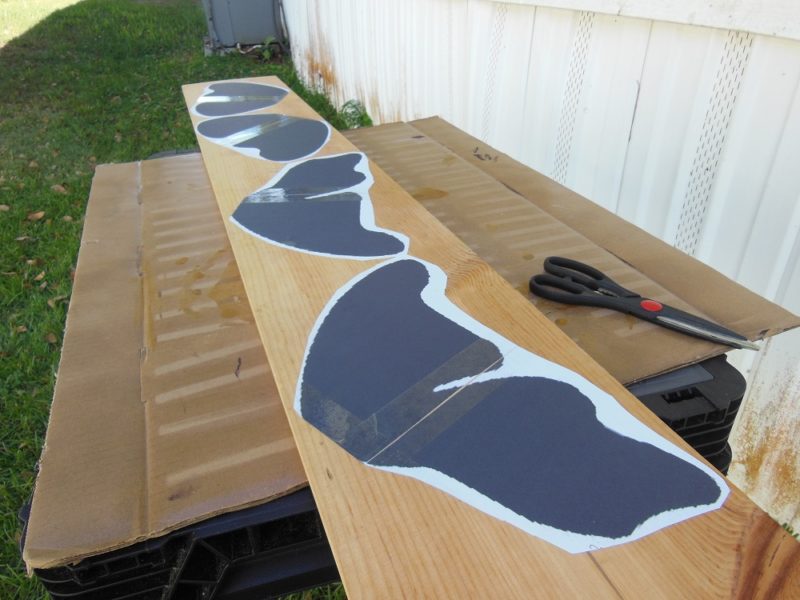 Patterns on wood