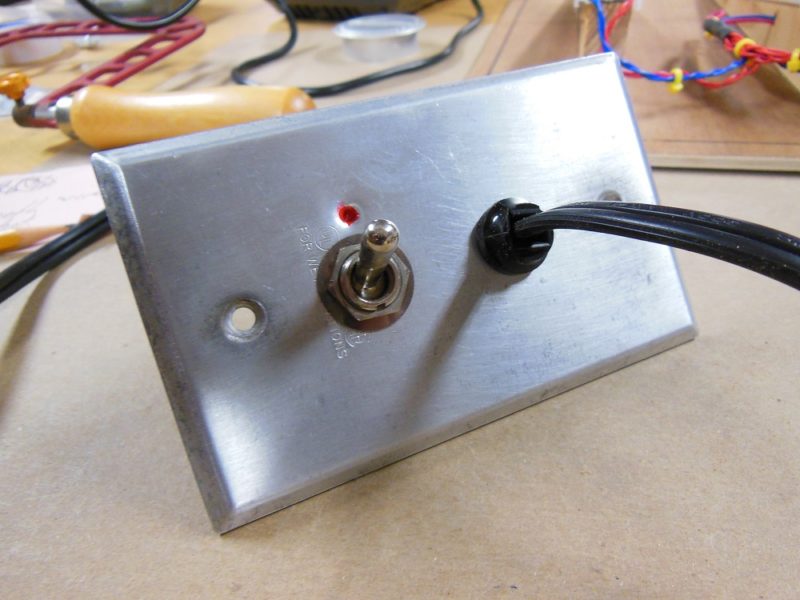 Switch plate.