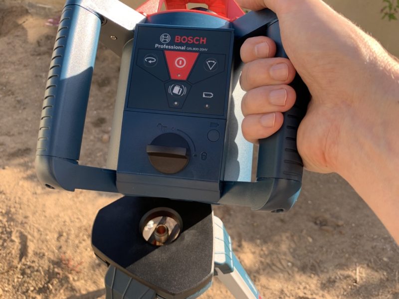 bosch rotary laser installation