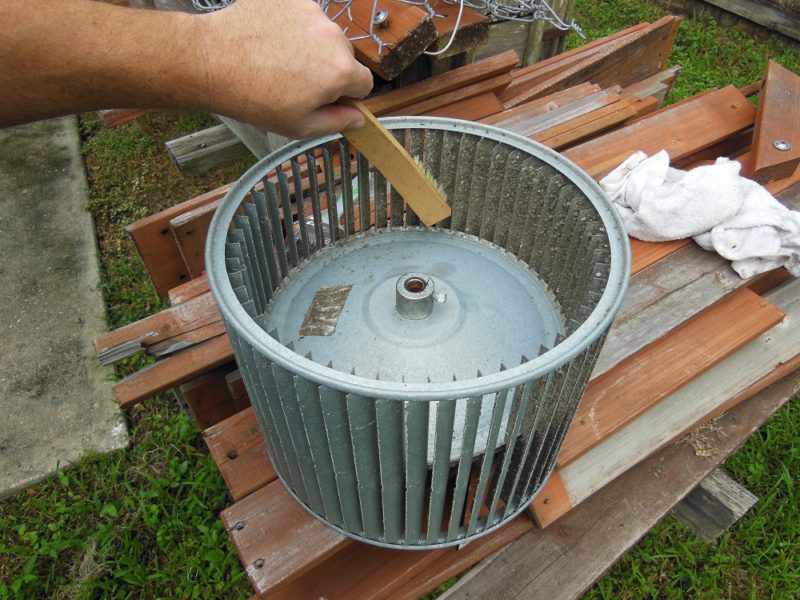 Dust removal.