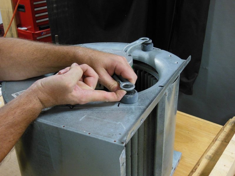 Seating the dampers.