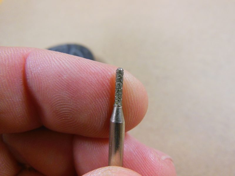 1/16" cylinder diamond burr