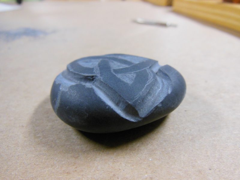 Carving rock with Dremel Lite