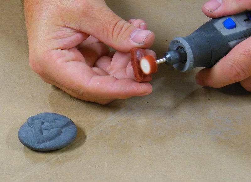 Buffing compound.