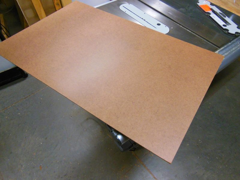 Tempered hardboard.