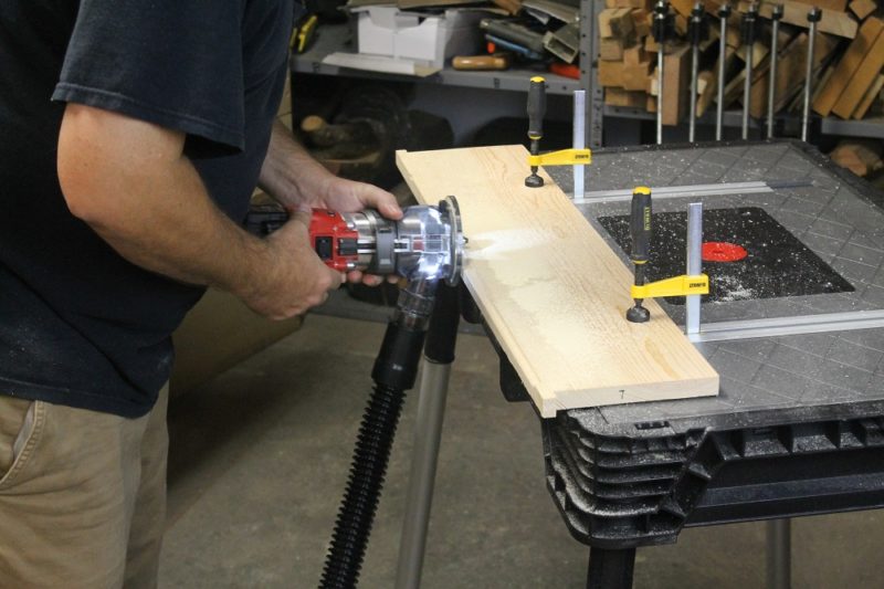Milwaukee M18 compact router.
