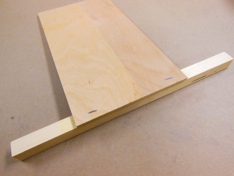 T-square router guide.