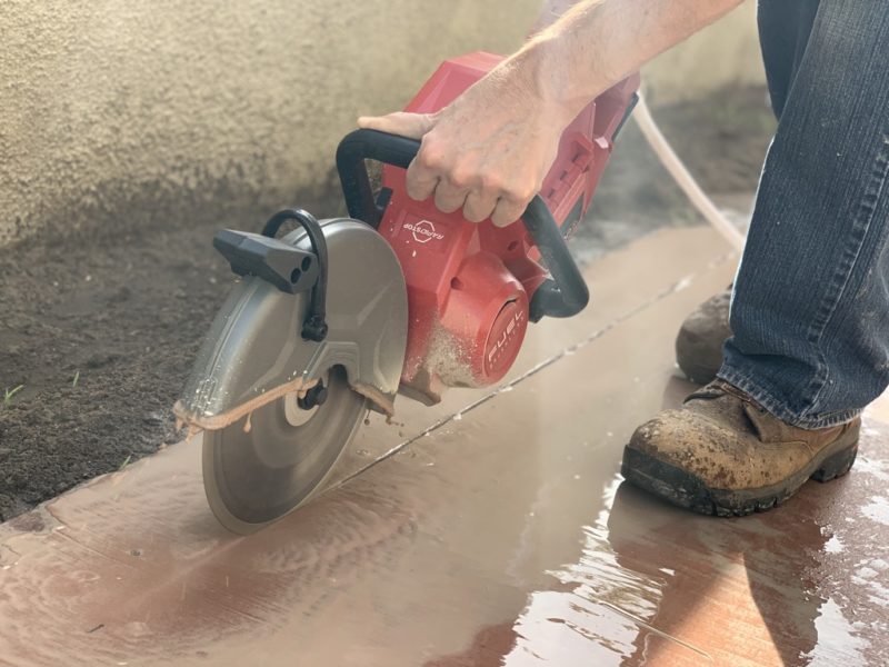 milwaukee 9" cut-off saw