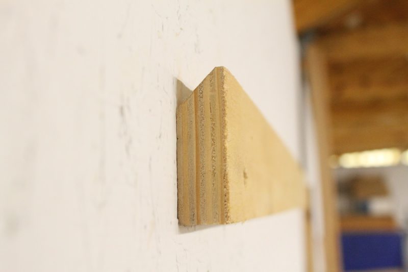French cleat wall cleat.
