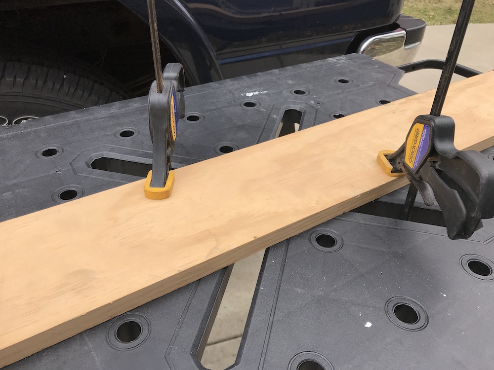 dewalt folding workbench clamps