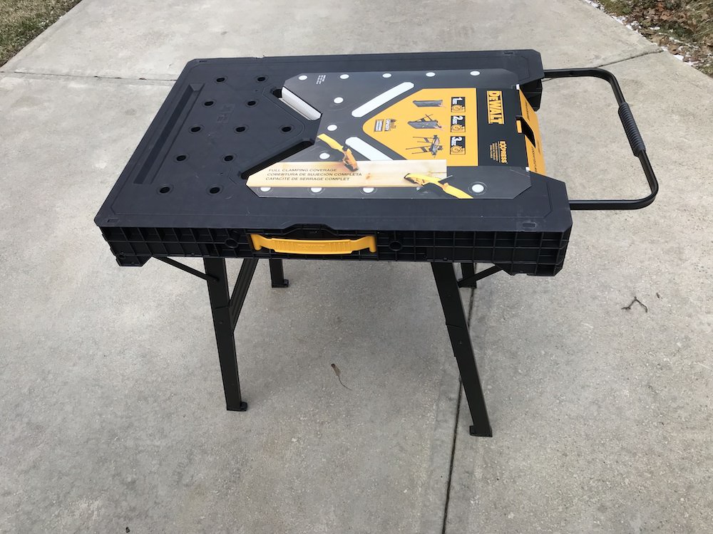 dewalt 33 inch folding workbench