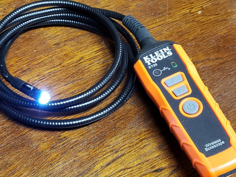 Built-in light.