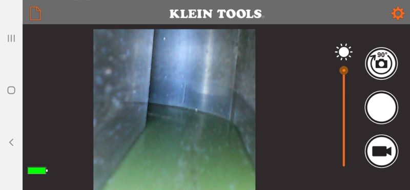 Peering into a pachinko with the Klein ET20 borescope.