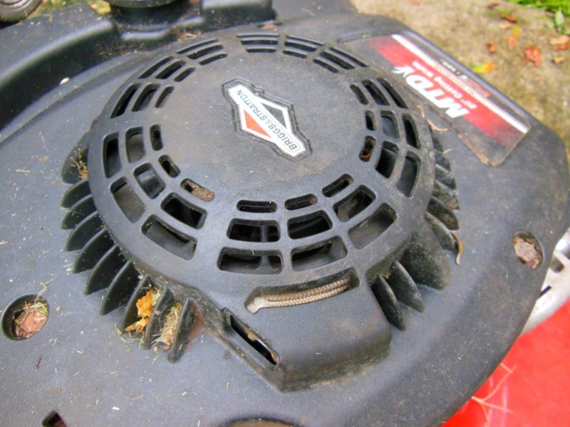 Lawn mower starting cord