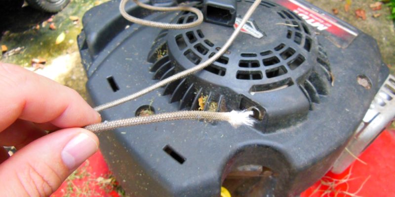 How To Replace A Lawn Mower Starter Cord - Home Fixated