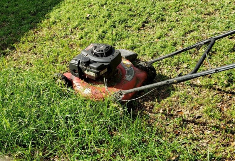 How to sharpen a lawn mower blade.